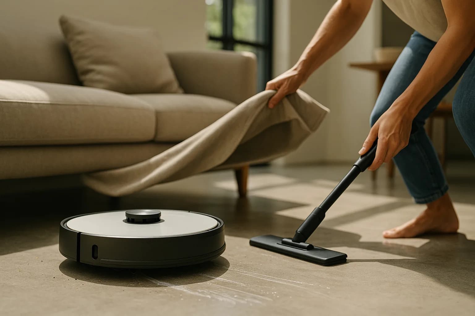 Comment choisir un aspirateur robot laveur pour un sol en marbre ?